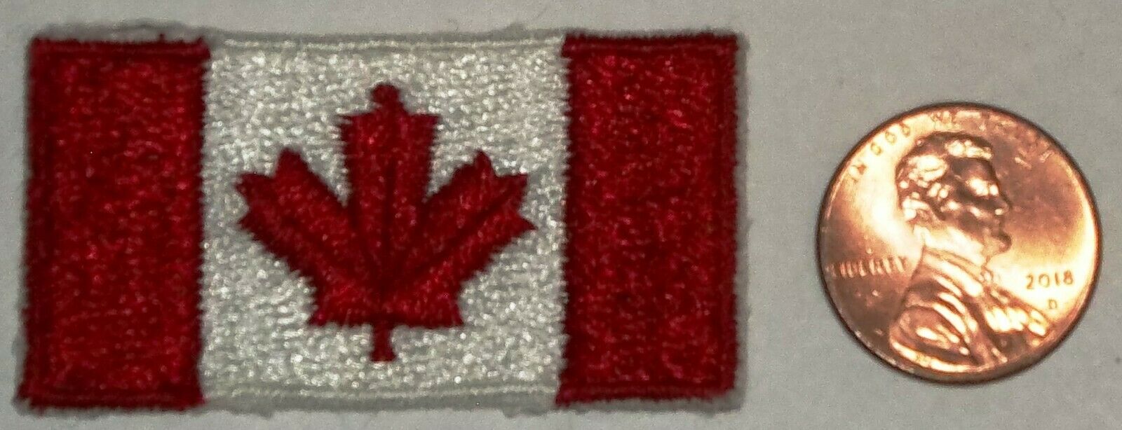 Bsa Bsc 2001 Canadian Contingent Felt Back Red And White Pocket Patch