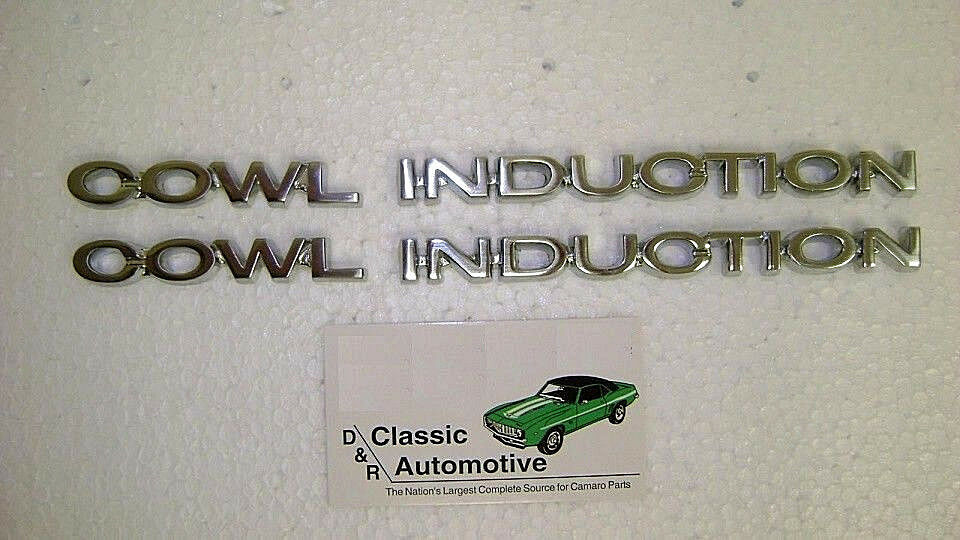 3day Sale Cowl Induction Hood Emblems 4pcs Chevelle El Camino Badges 70 71 72