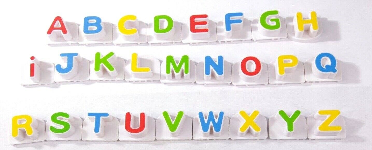 Leap Frog Fridge Phonics Replacement Magnetic Capital Individual Letters  1 3/4"